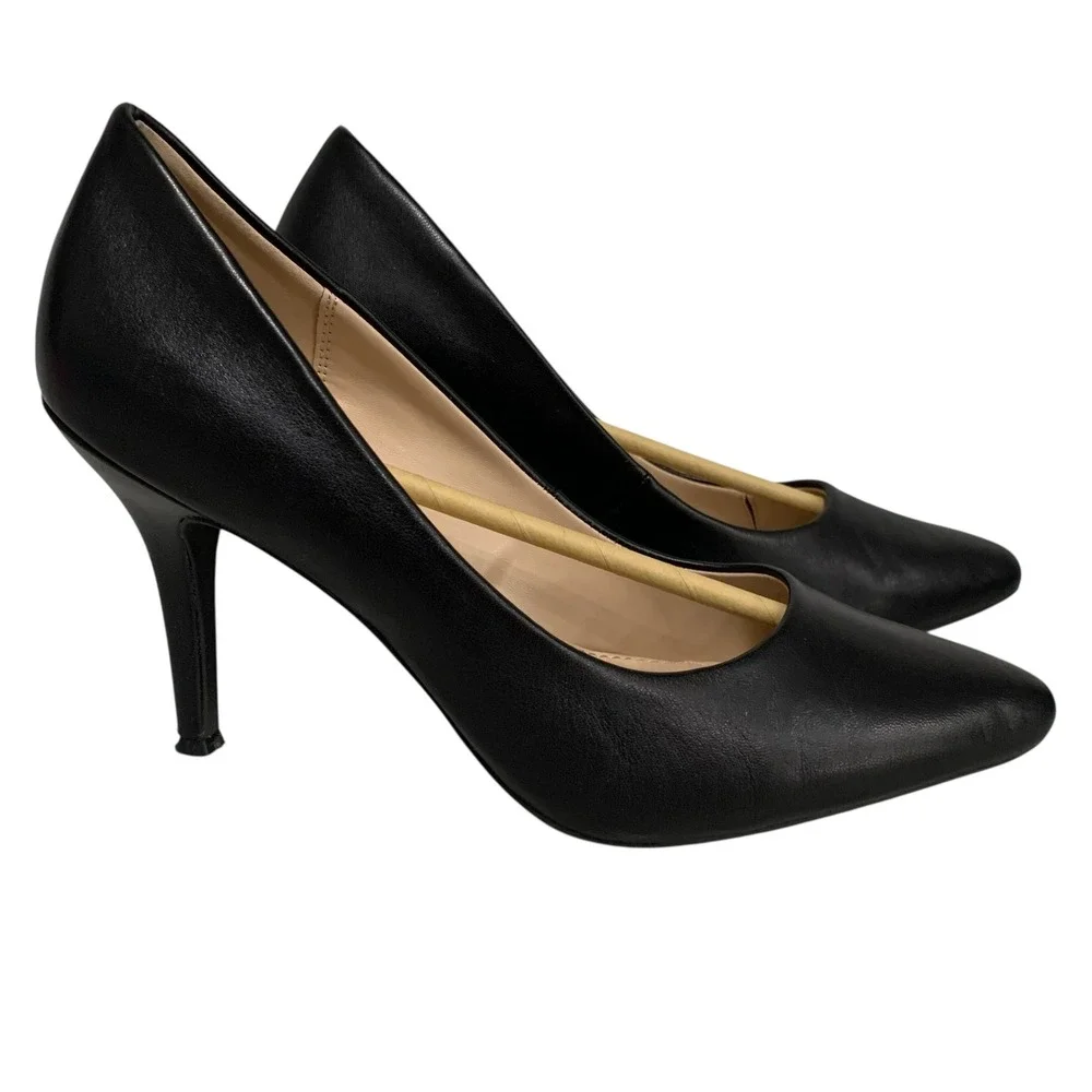 The Limited Tatum Black Pumps Womens Size 9M Pointed Toe Heels Like New Box